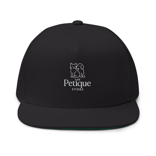 Petique Store Embroidered Flat Bill Cap - Stylish Animal Lover Hat