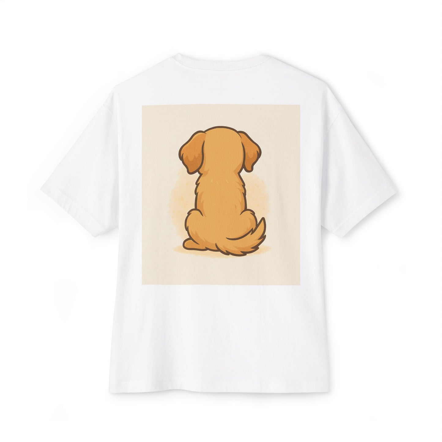 Pawsitively My Best Friend Unisex Oversized Boxy Tee - Life’s Better with a Dog Design