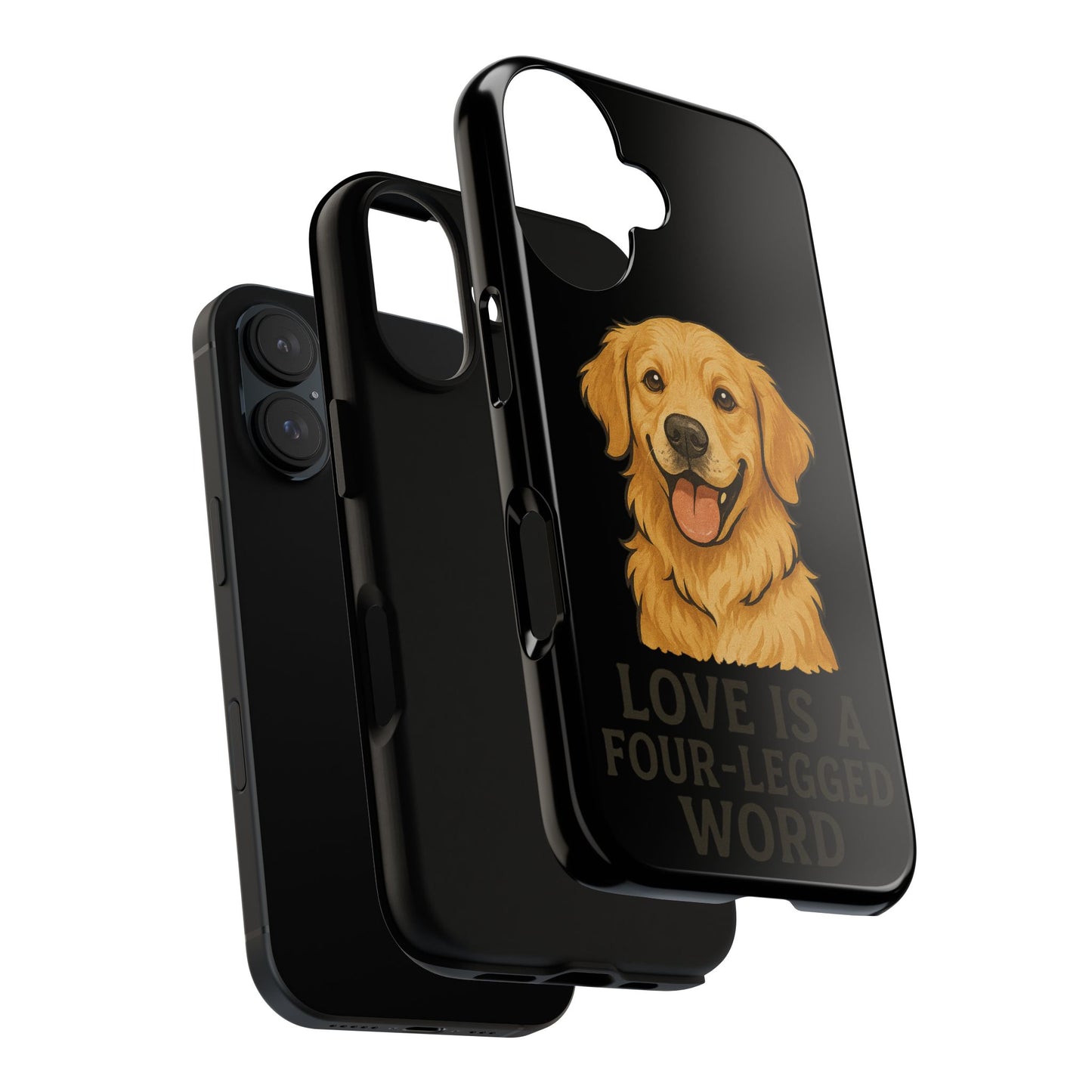 Golden Retriever Phone Case - Love is a Four-Legged Word