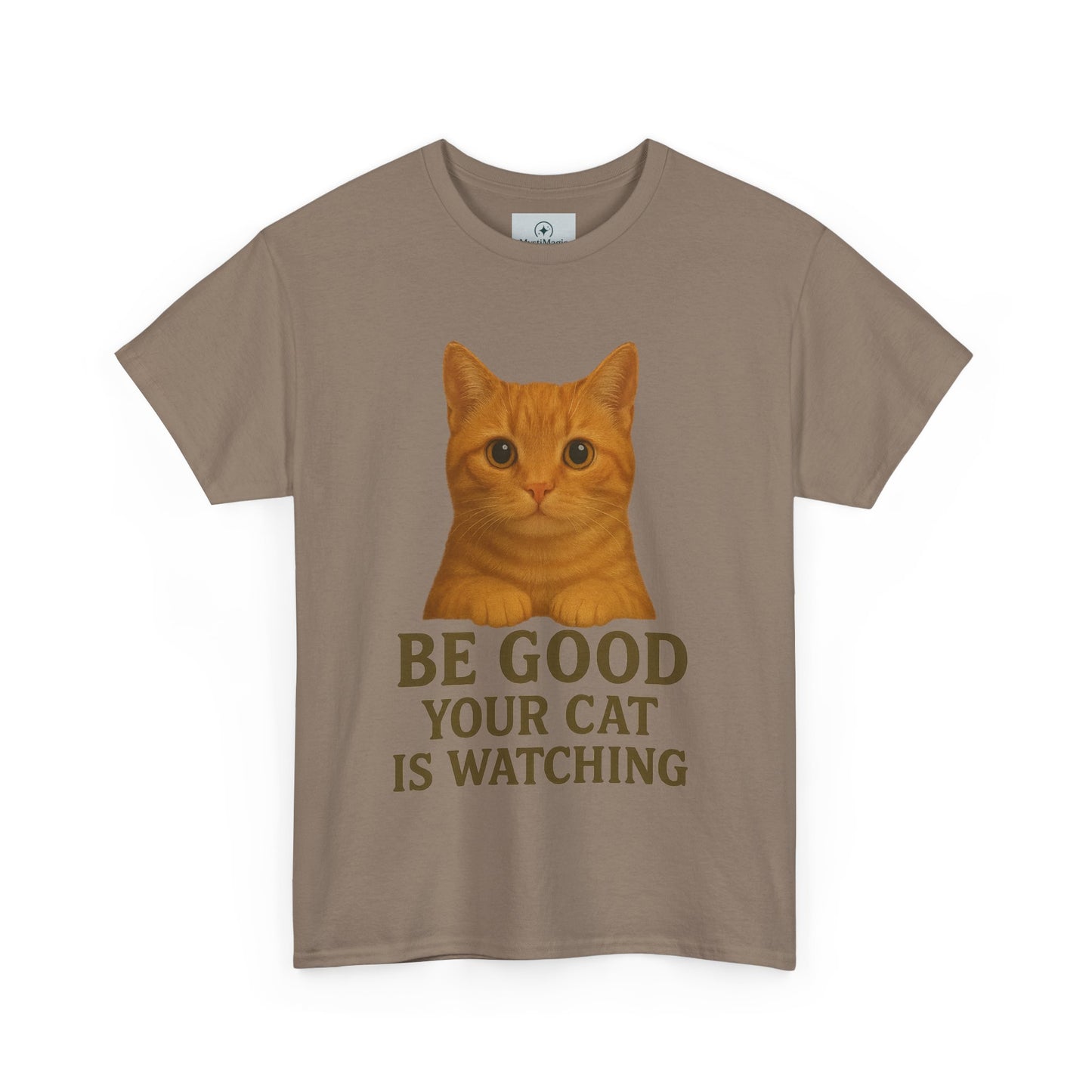 Cat Unisex Tee - Be Good Your Cat is Watching Design