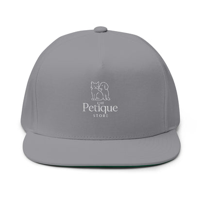 Petique Store Embroidered Flat Bill Cap - Stylish Animal Lover Hat
