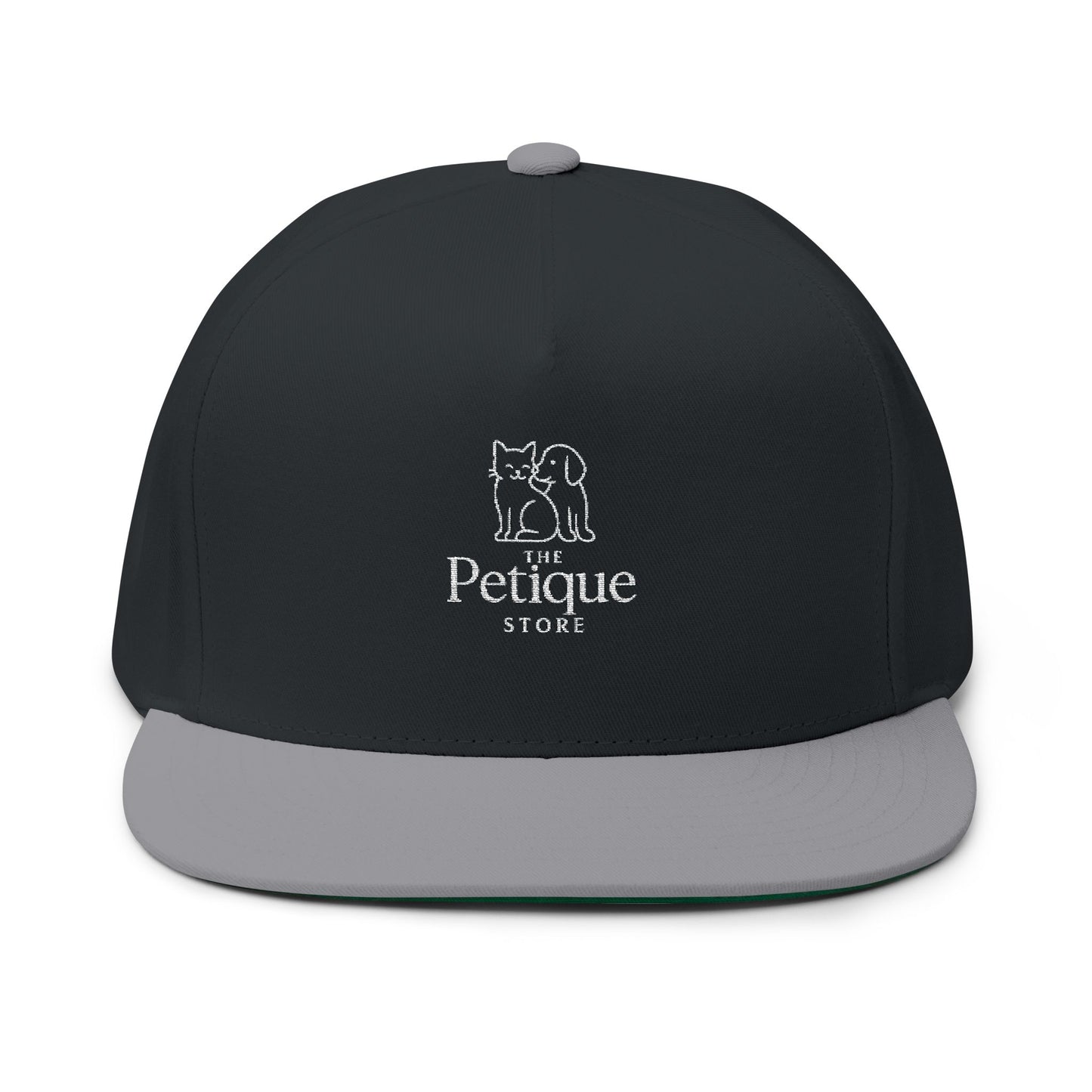 Petique Store Embroidered Flat Bill Cap - Stylish Animal Lover Hat