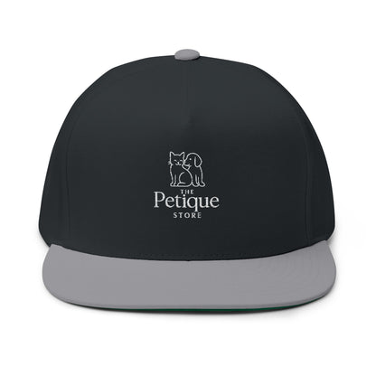 Petique Store Embroidered Flat Bill Cap - Stylish Animal Lover Hat
